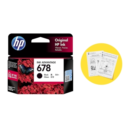 HP 678 Black Cartridge